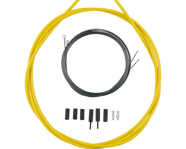 Shimano Road Optislick Derailleur Cable & Housing Set (Yellow) (1.2mm) (1800/2100mm) - Y60198080