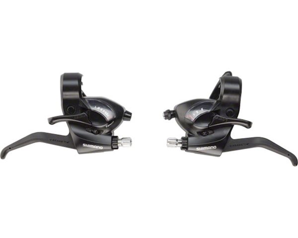 Shimano ST-EF41 Brake/Shift Levers (Black) (Pair) (3 x 7 Speed) - ESTEF41P7AL