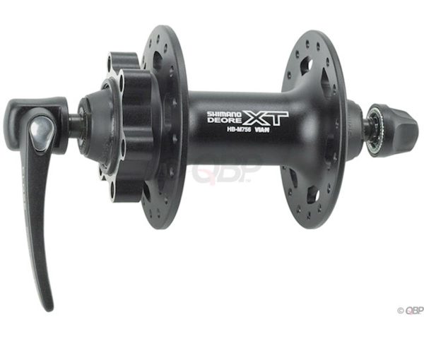 Shimano XT HB-M756 Front Disc Hub (Black) (6-Bolt) (QR x 100mm) (36H) - EHBM756AL