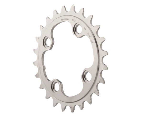 Shimano XT M780 Chainrings (Black/Silver) (3 x 10 Speed) (64/104mm BCD) (Inner) (24T)... - Y1MM24000