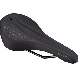 Specialized Bridge Sport Saddle (Black) (Steel Rails) (143mm) - 27120-4103