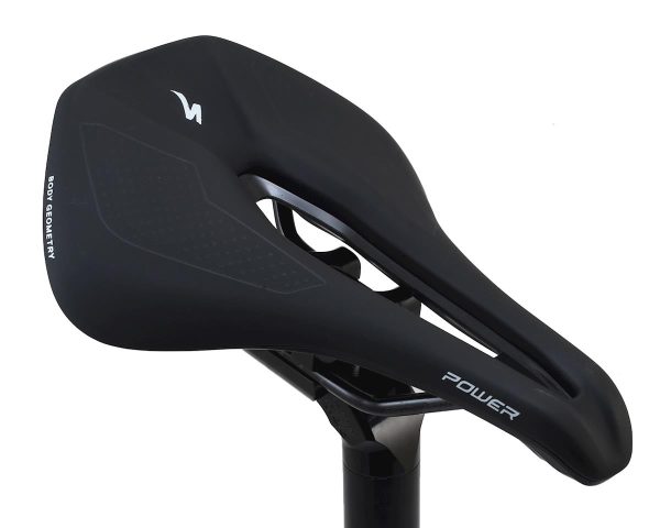 Specialized Power Comp Saddle (Black) (Chromoly Rails) (155mm) - 27116-1805