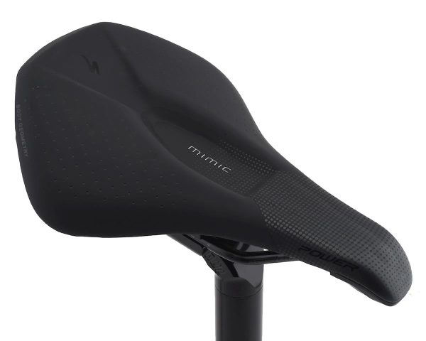 Specialized Power Comp Saddle (Black) (Chromoly Rails) (155mm) (w/ Mimic) - 27119-8305