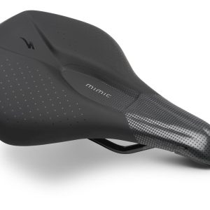 Specialized Power Comp Saddle (Black) (Chromoly Rails) (168mm) (w/ Mimic) - 27119-8308