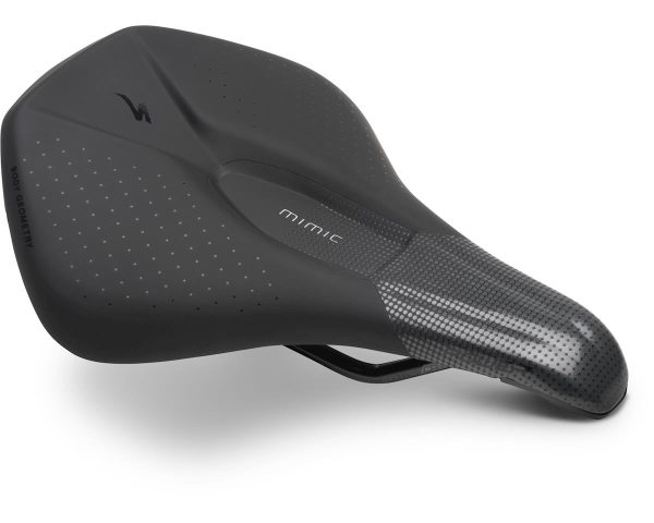 Specialized Power Comp Saddle (Black) (Chromoly Rails) (168mm) (w/ Mimic) - 27119-8308