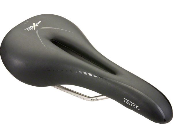 Terry Men's Fly Century Saddle (Black) (Titanium Rails) (140mm) - 21106000