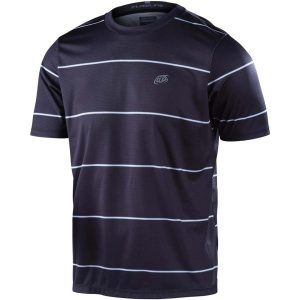Troy Lee Designs Flowline Short Sleeve Jersey (Revert Black) (L) - 335513004