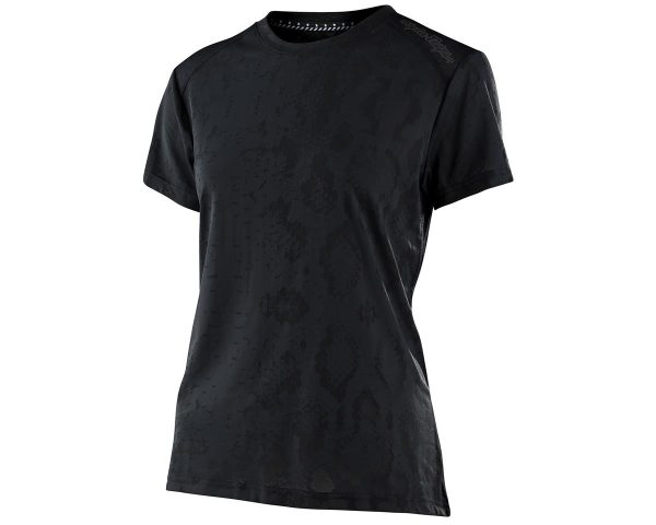 Troy Lee Designs Women's Lilium Short Sleeve Mountain Jersey (Snake Black) (L) - 357972004