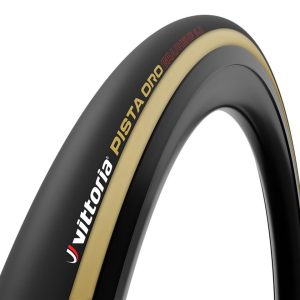 Vittoria Pista Oro Tubular Track Tire (Tan Wall) (700c / 622 ISO) (19mm) (G2.0) - 11A00382