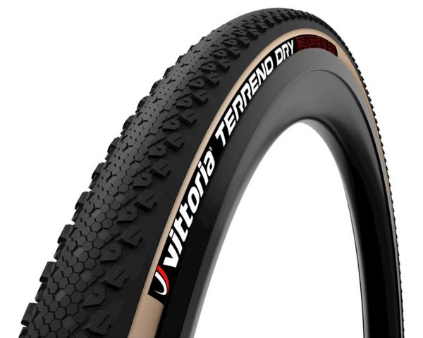 Vittoria Terreno Dry TLR Tubeless Cross/Gravel Tire (Tan Wall) (700c / 622 ISO) (38mm)... - 11A00288