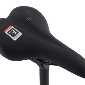 WTB Comfort Saddle (Black) (Steel Rails) (Wide) (Wide) (174mm) - W065-0621