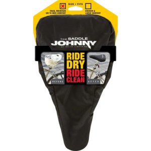 White Lightning Saddle Johnny Seat Cover (Black) - SJX000102
