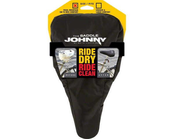 White Lightning Saddle Johnny Seat Cover (Black) - SJX000102