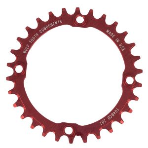 Wolf Tooth 30T 104BCD Drop-Stop Chainring - Red