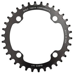 Wolf Tooth 34T 104BCD Drop-Stop Chainring - Black