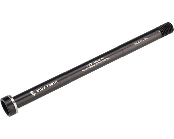 Wolf Tooth Components 12mm Rear Thru Axle (Black) (180mm) (1.75mm) - AXLE12-180-175