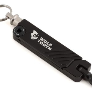 Wolf Tooth Components 6-Bit Hex Wrench Multi-Tool With Key Chain (Black) - 6-BIT-KR-BLK