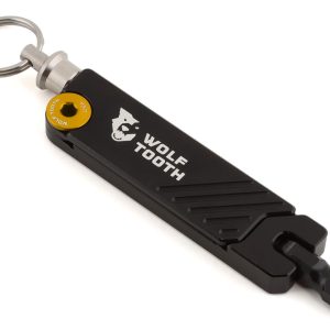 Wolf Tooth Components 6-Bit Hex Wrench Multi-Tool With Key Chain (Gold) - 6-BIT-KR-GLD