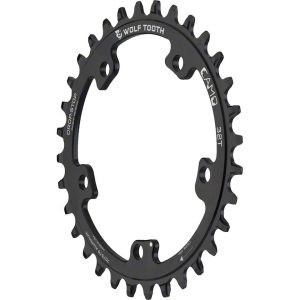 Wolf Tooth Components CAMO Aluminum Round Chainring (Black) (Drop-Stop A) (Single) (3... - CAMO-AL32