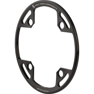 Wolf Tooth Components Chainring Bash Guard (Black) (104mm BCD) (32-34T) - BR104-3234
