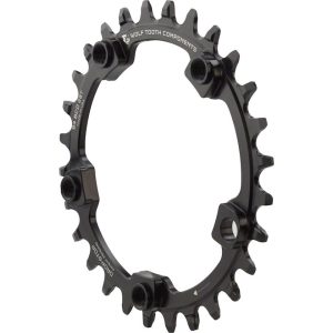 Wolf Tooth Components Chainring (Black) (5-Bolt) (Drop-Stop A) (Single) (28T) (94mm BCD) - 9428