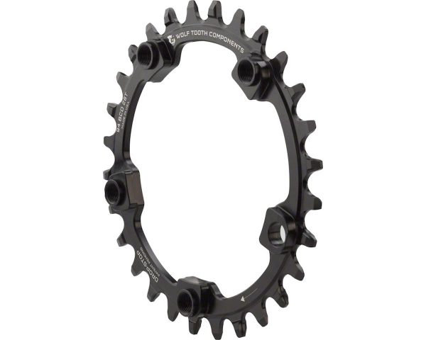 Wolf Tooth Components Chainring (Black) (5-Bolt) (Drop-Stop A) (Single) (28T) (94mm BCD) - 9428