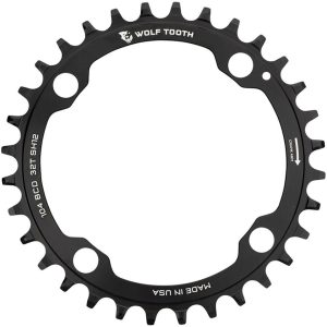 Wolf Tooth Components Drop-Stop Chainring (Black) (Drop-Stop ST) (Single) (34T) (104... - 10434-SH12