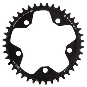 Wolf Tooth Components Gravel/CX/Road Chainring (Black) (Drop-Stop B) (Single) (110mm B... - 11040-FT