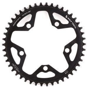 Wolf Tooth Components Gravel/CX/Road Chainring (Black) (Drop-Stop B) (Single) (110mm B... - 11046-FT