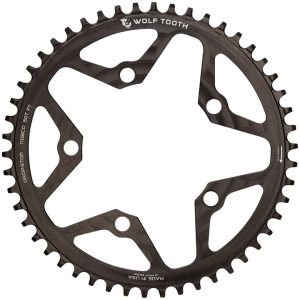 Wolf Tooth Components Gravel/CX/Road Chainring (Black) (Drop-Stop B) (Single) (110mm B... - 11050-FT