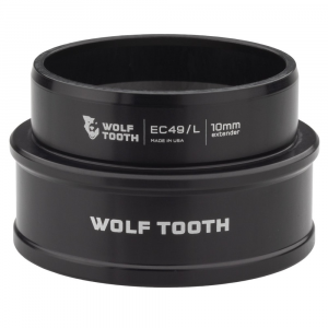 Wolf Tooth Components | Lower Headset Cup Extender | Black | EC49/40, 10mm