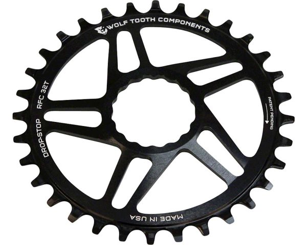 Wolf Tooth Components Race Face Cinch Direct Mount Chainring (Black) (Drop-Stop A) (S... - RFC28-BST