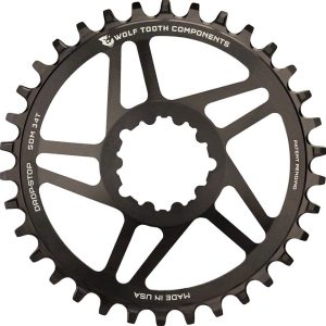 Wolf Tooth Components SRAM Direct Mount Chainrings (Black) (Drop-Stop A) (Single) (6... - ASM5-SDM28