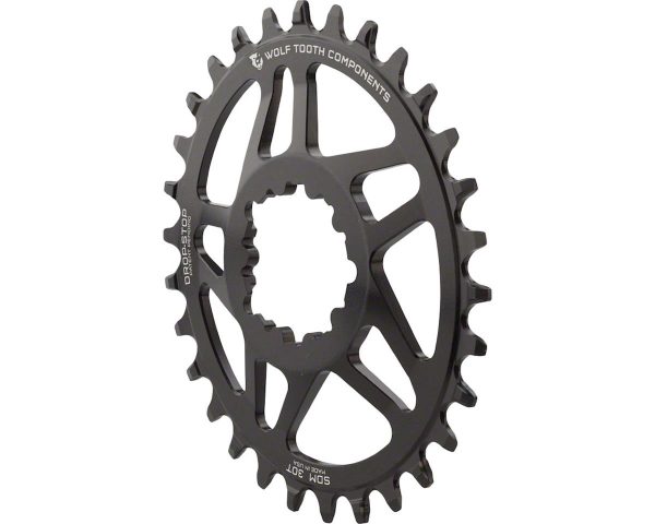 Wolf Tooth Components SRAM Direct Mount Elliptical Chainring (Black) (Drop-Stop A) ... - OVAL-BB3032