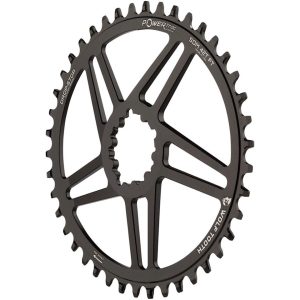 Wolf Tooth Components SRAM Direct Mount Elliptical Chainring (Black) (Drop-Stop B... - OVAL-SDM38-FT