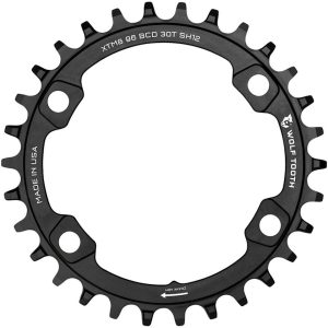 Wolf Tooth Components Shimano Chainring (Black) (XT 8000/SLX M7000) (Drop-Stop S... - XTM8K9632-SH12