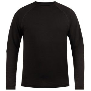 ZOIC Strata Lightweight Merino Long Sleeve Jersey (Black) (L) - 15SLSLWM-BLACK-L