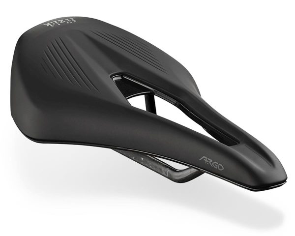 fizik Vento Argo R1 Saddle (Black) (Carbon Rails) (140mm) - 70D7SA03A23