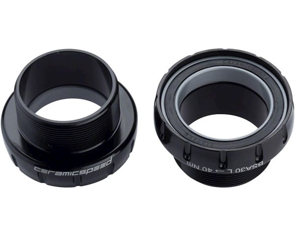 CeramicSpeed MTB Bottom Bracket (Black) (BSA) (30mm Spindle) (Coated Bearings) - 106074