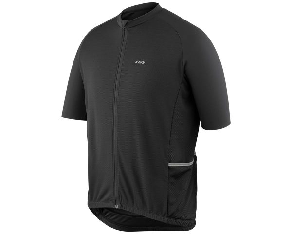 Louis Garneau Connection 4 Short Sleeve Jersey (Black) (S) - 1042179-020-S