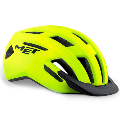 MET Allroad Road Helmet - Fluro Yellow / Small / 52cm / 56cm