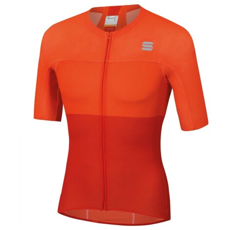 Sportful Bodyfit Pro Light Short Sleeve Cycling Jersey - SS21 - Fire Red / Orange SDR / 2XLarge