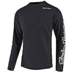 Troy Lee Designs Youth Sprint Long Sleeve Jersey (Black) (S) - 324268002
