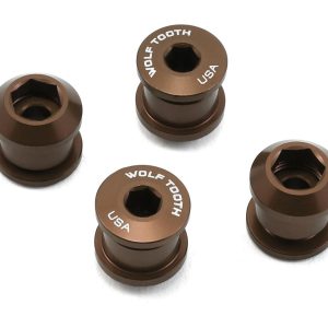 Wolf Tooth Components Dual Hex Fitting Chainring Bolts (Espresso) (6mm) (4 Pack) (Fo... - 4CBCN06ESP