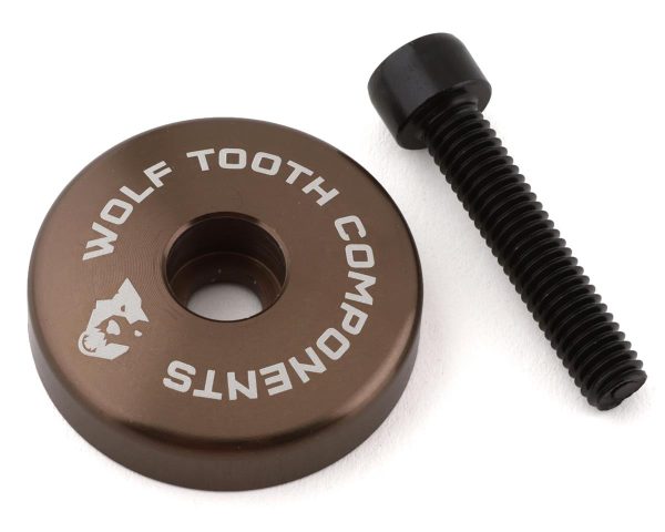 Wolf Tooth Components Ultralight Stem Cap w/ Integrated Spacer (Espresso) (5mm) - STEMCAP5MMESP