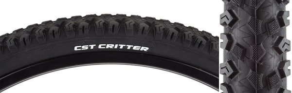CST Critter 26x2.1 Tire, Wire, Black
