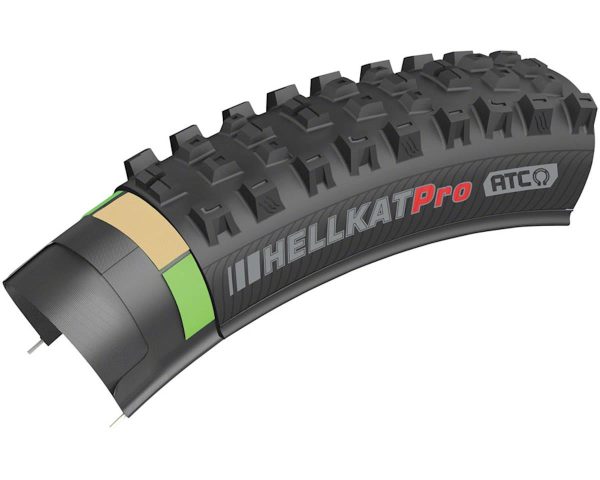 Kenda Hellkat Pro Tubeless Mountain Tire (Black) (29" / 622 ISO) (2.4") (Folding) (EN-DT... - 212925