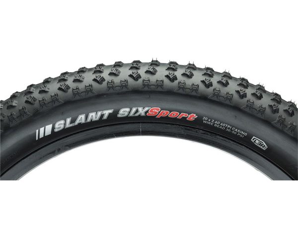 Kenda Slant 6 Mountain Tire (Black) (20" / 406 ISO) (2.6") (Wire) (L3R) - 213236-030L4N78