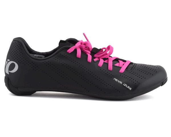 Pearl Izumi Women's Sugar Road Shoes (Black/Pink) (38.5) - 1528190202738.5