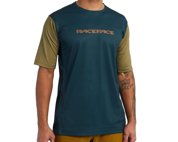 Race Face Indy Short Sleeve Jersey (Pine) (S) - RFJAINDYMPIN02